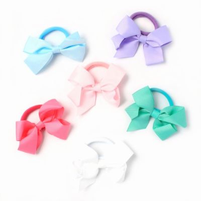 Jersey elastics - Bow motif - Card of 2 - 7mm thick