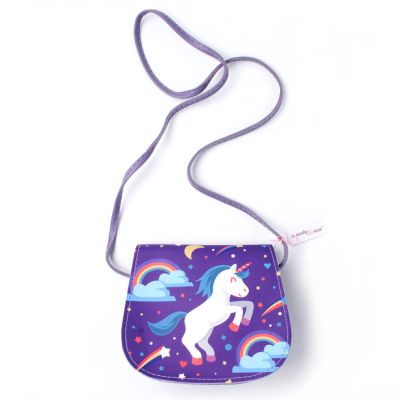 Unicorn print saddle bag 16x14cm