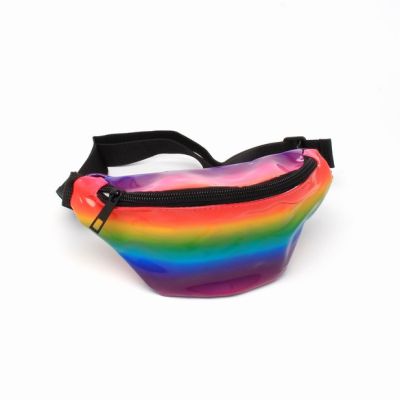 Children's PVC rainbow bum bag 17x10cm