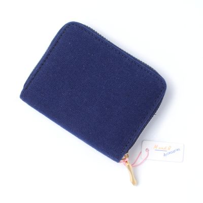 Fabric zip purse 11x9cm