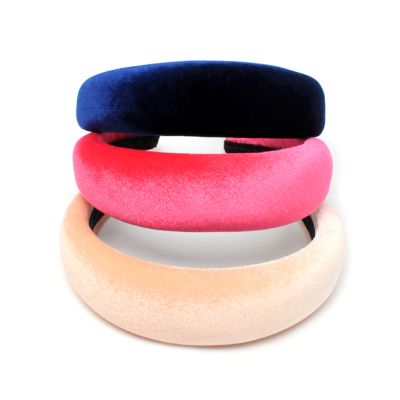 4cm wide padded velvet aliceband*