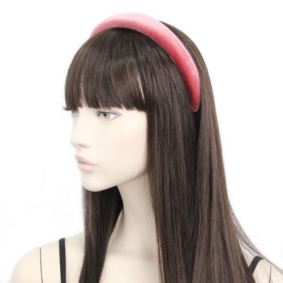 2.5cm Wide Velvet Padded Aliceband