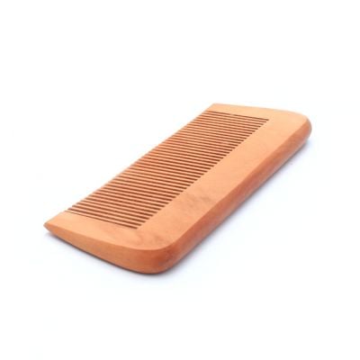 14cm straight wooden hair comb