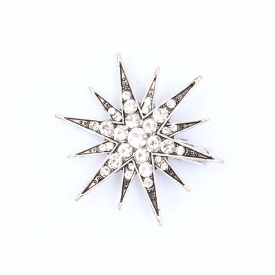 Crystal star hair clip 5.5cm