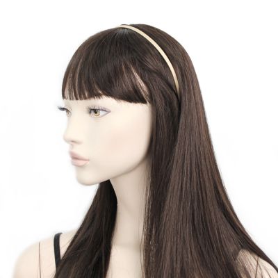 5mm wide Blonde satin fabric aliceband