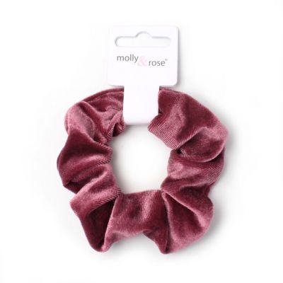Regular - Velvet scrunchie in 6 colours. Dia.10cm
