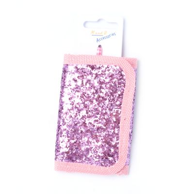 Small size glitter wallet 11x7cm