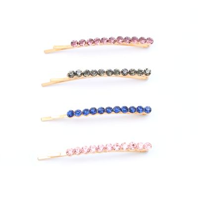Card of 2 High quality glass stone gilt grips. 5.5cm.