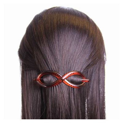 Tort infinity loop chignon hair pin. 10cm