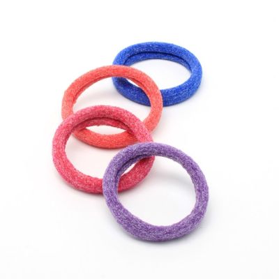 Jersey elastics - Marl - Card of 4 - 1cm thick