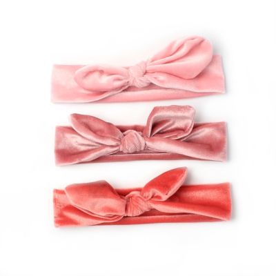 Child size soft velvet fabric bandeau