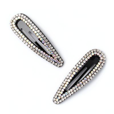 Reduced due to quality. Card of 2 Black diamante sleepies. 7cm