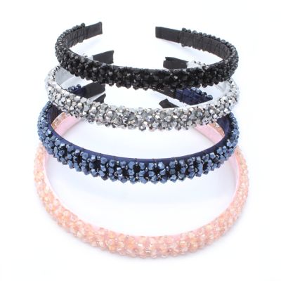 1.2cm wide beaded aliceband