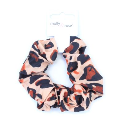 Regular - Animal print scrunchie. Dia.10cm