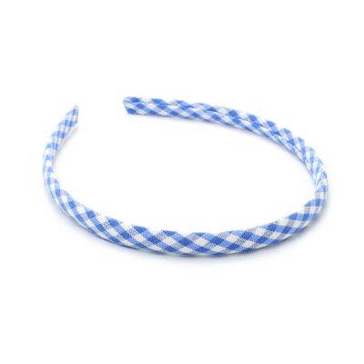 1cm wide Gingham aliceband