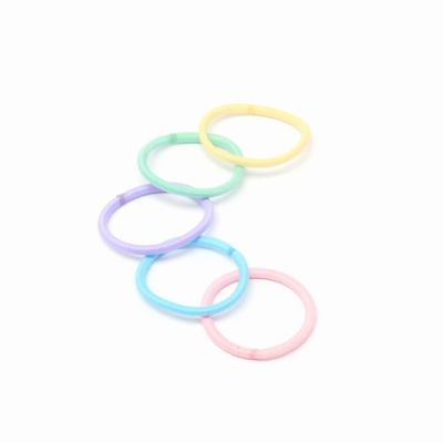 Mini elastics - Pastels - Card of 20 - 2mm thick