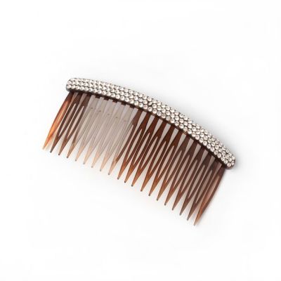 10cm Tort side comb with diamante stones