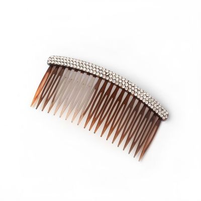 10cm Tort side comb with diamante stones