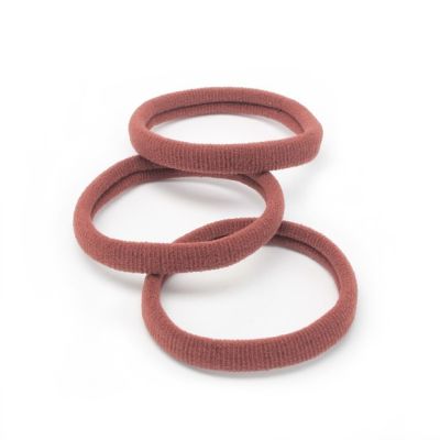 UK made - Recycled polyester jersey elastics - Brown