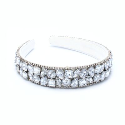 3cm wide Diamante detail aliceband