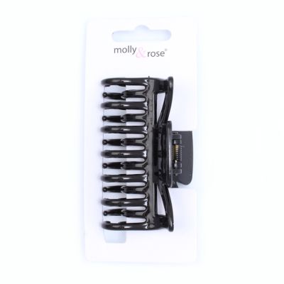 Double tooth black clamp 8cm