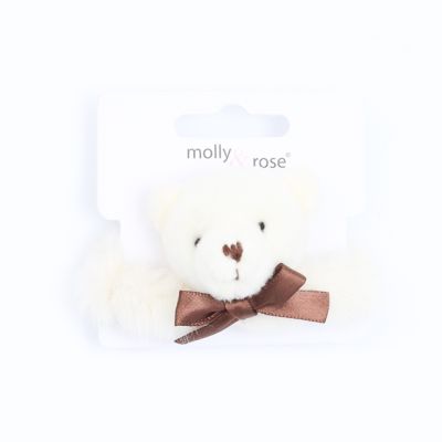 Small - Teddy bear scrunchie. Dia 5cm