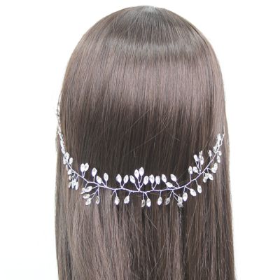 Delicate crystal hair vine