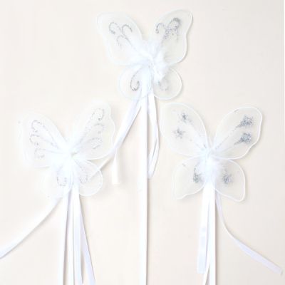 White butterfly wand