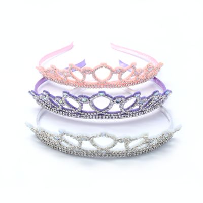 Felt Crown Aliceband With Diamantes