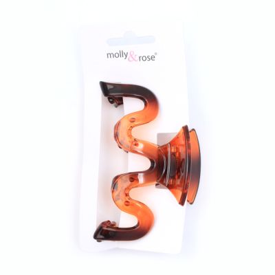 Waved style plastic clamp 9cm