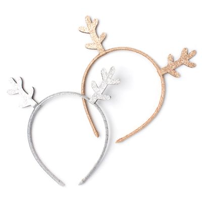 Children's glitter reindeer antler aliceband