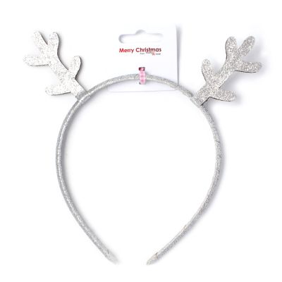 Children's glitter reindeer antler aliceband