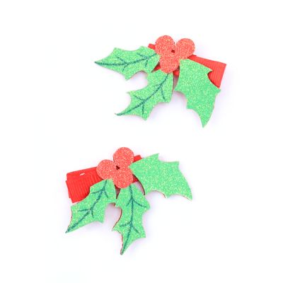 Assorted Christmas Hair Clips 3.5cm