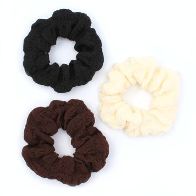 Regular Textured Fabric Scrunchie. Dia.10cm