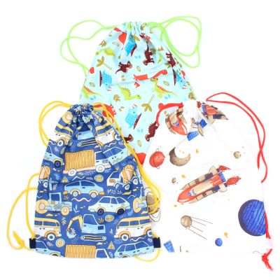 Children's Assorted Print Drawstring Bag 35x25cm