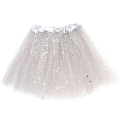 Silver Grey glitter net tutu. Triple layered. Child size