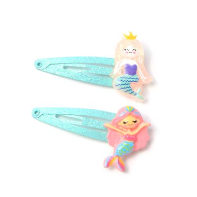 Card of 4 mermaid motif sleepies 4cm