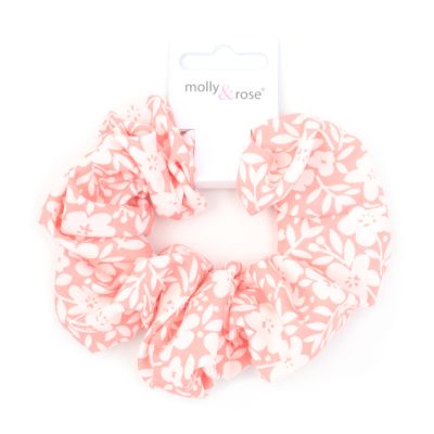 Regular - Floral print scrunchie. Dia.11cm