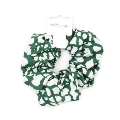 Large - Speckled print scrunchie. Dia.12cm