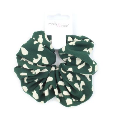 Large - Speckled print scrunchie. Dia.12cm