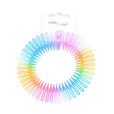 Rainbow flexi comb