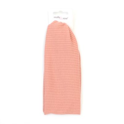 Ribbed fabric wide bandeau*
