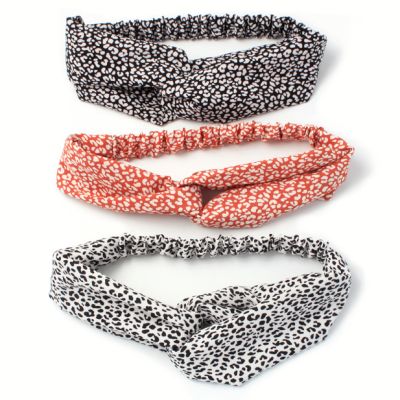 Coloured animal print link detail bandeau