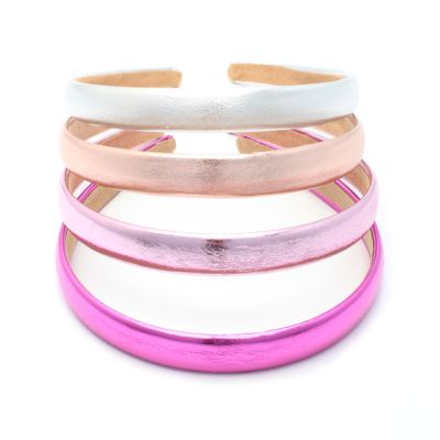 1.5cm wide metallic alicebands