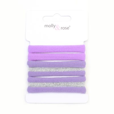 Jersey elastics - Assorted - Card of 4