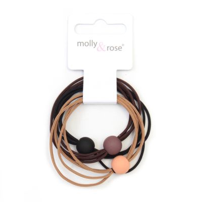 Bead elastics - Browns - Card of 3