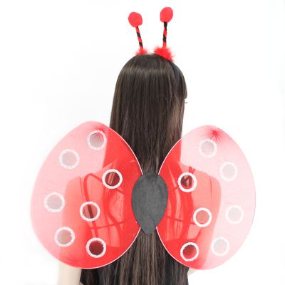 Ladybird wings and deeley bopper set