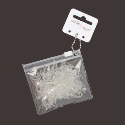 Polyurethane bands - Clear - Purse of 100 - 2mm thick
