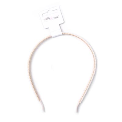 7mm wide pearl bead aliceband