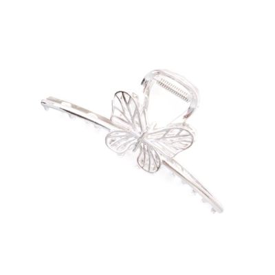 Butterfly motif metal hair clamp 11cm